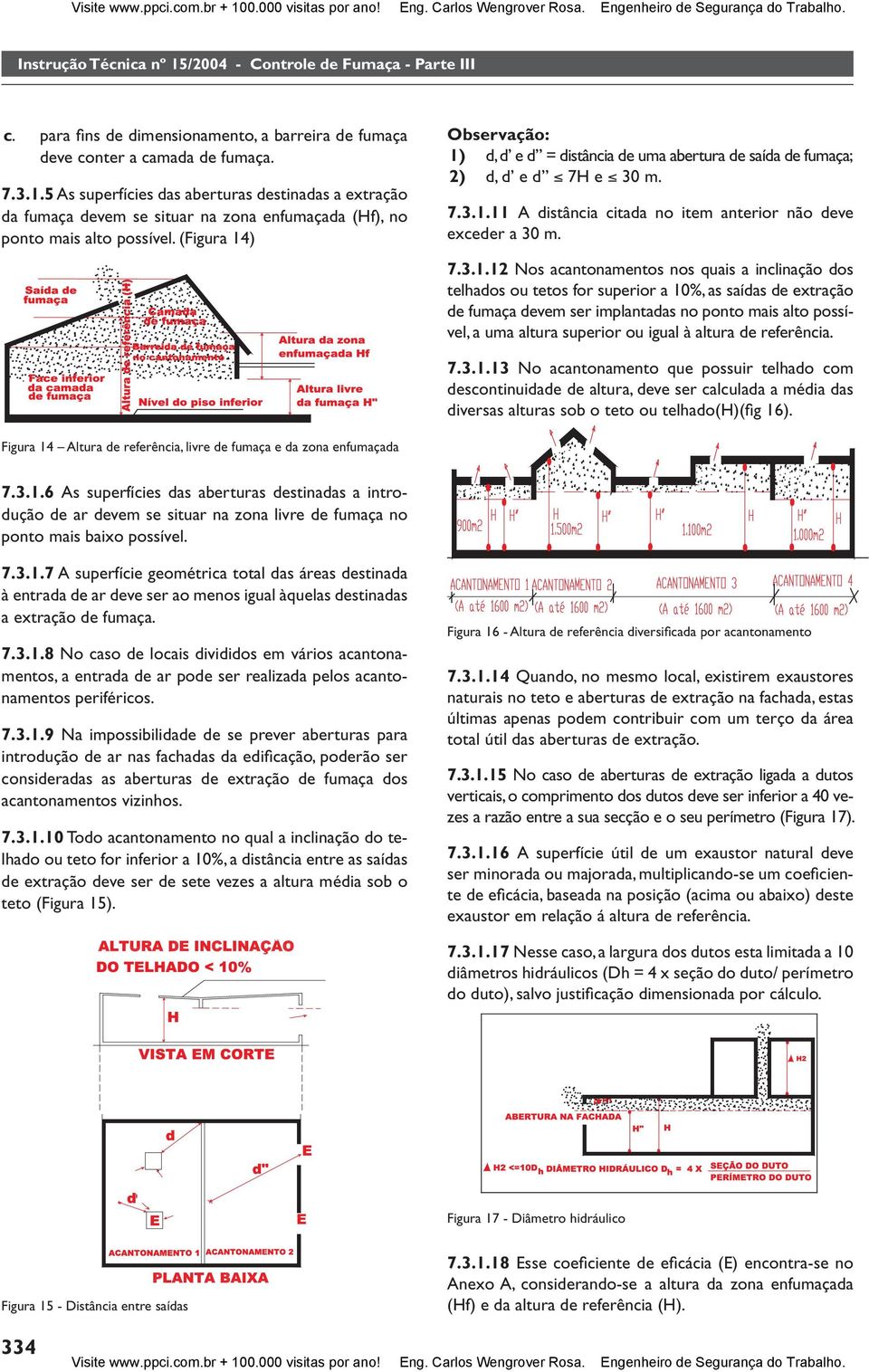 ) Observação: 1)