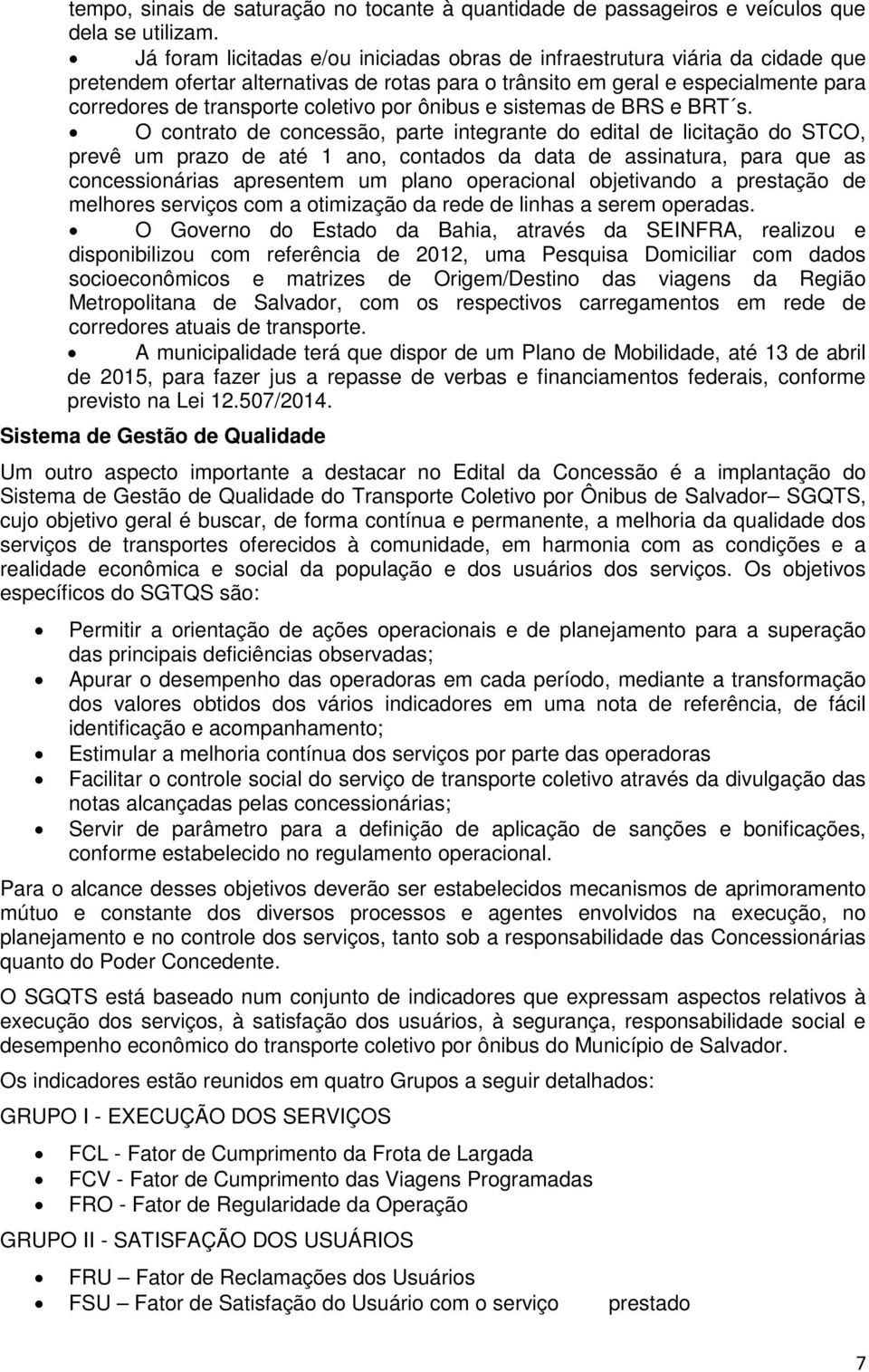 por ônibus e sistemas de BRS e BRT s.