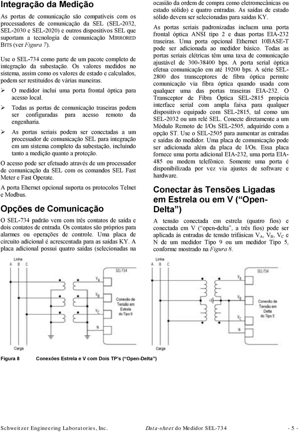 Os valores medidos no sistema, assim como os valores de estado e calculados, podem ser restituídos de várias maneiras. O medidor inclui uma porta frontal óptica para acesso local.