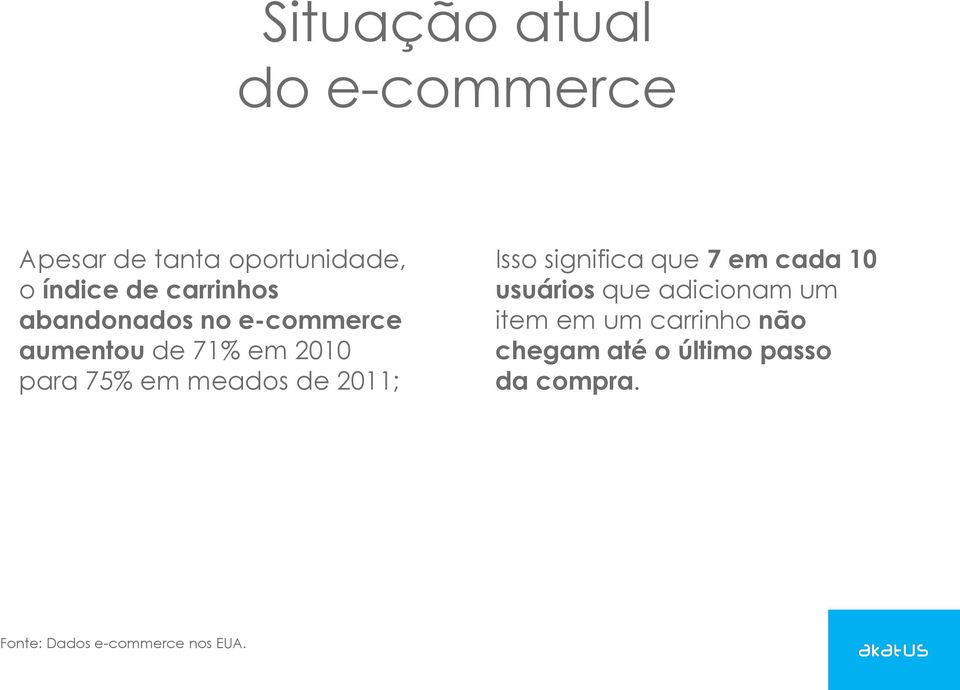 meados de 2011; Isso significa que 7 em cada 10 usuários que adicionam um