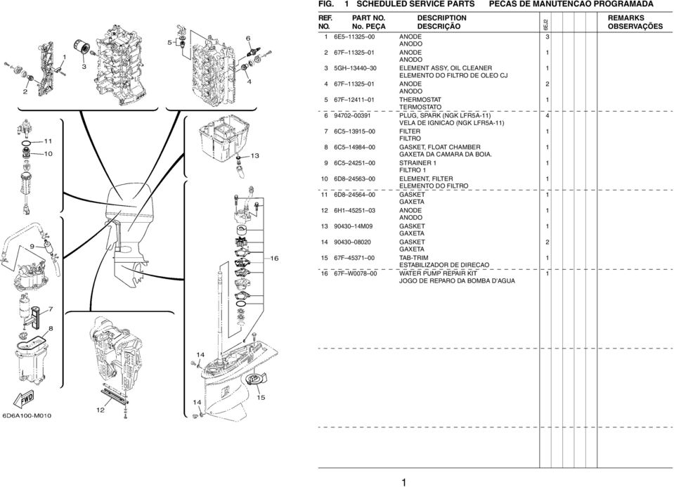 GASKET, FLOAT CHAMBER GAXETA DA CAMARA DA BOIA.