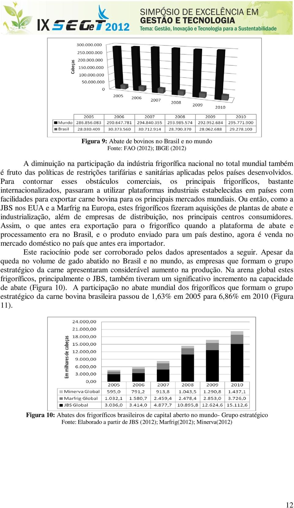 Para contornar esses obstáculos comerciais, os principais frigoríficos, bastante internacionalizados, passaram a utilizar plataformas industriais estabelecidas em países com facilidades para exportar