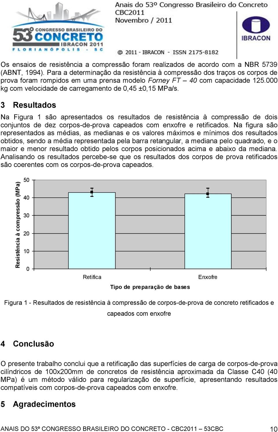 000 kg com velocidade de carregamento de 0,45 ±0,15 MPa/s.