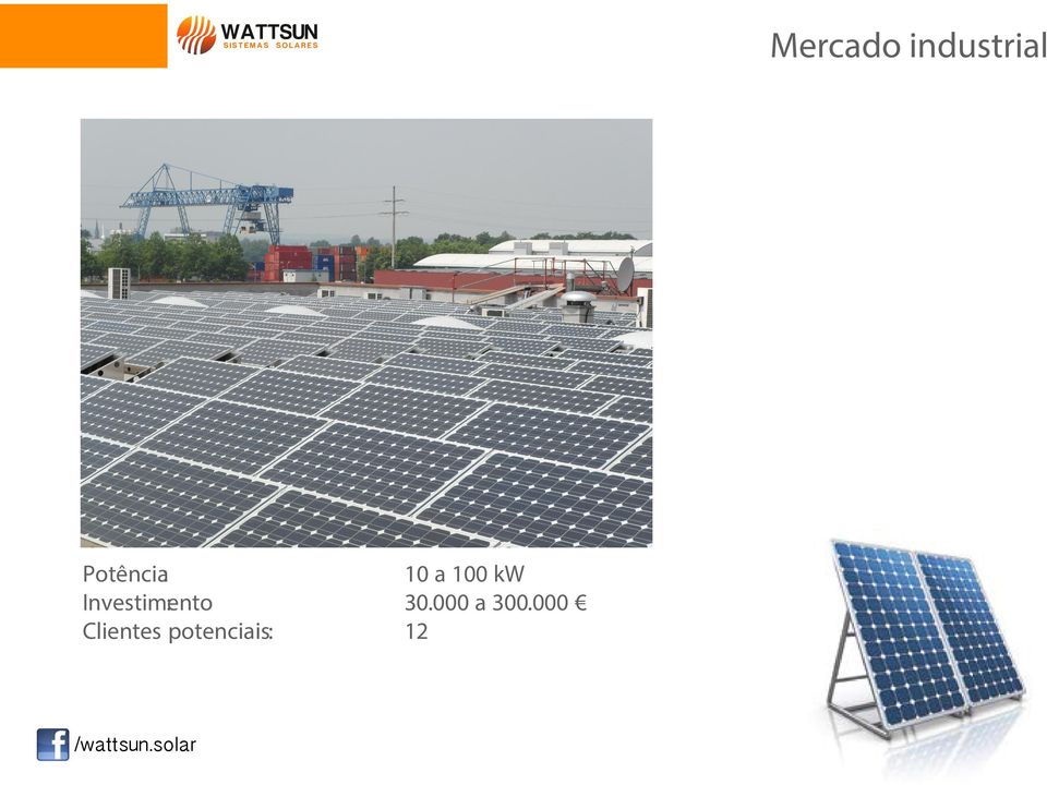 10 a 100 kw Investimento : 30.