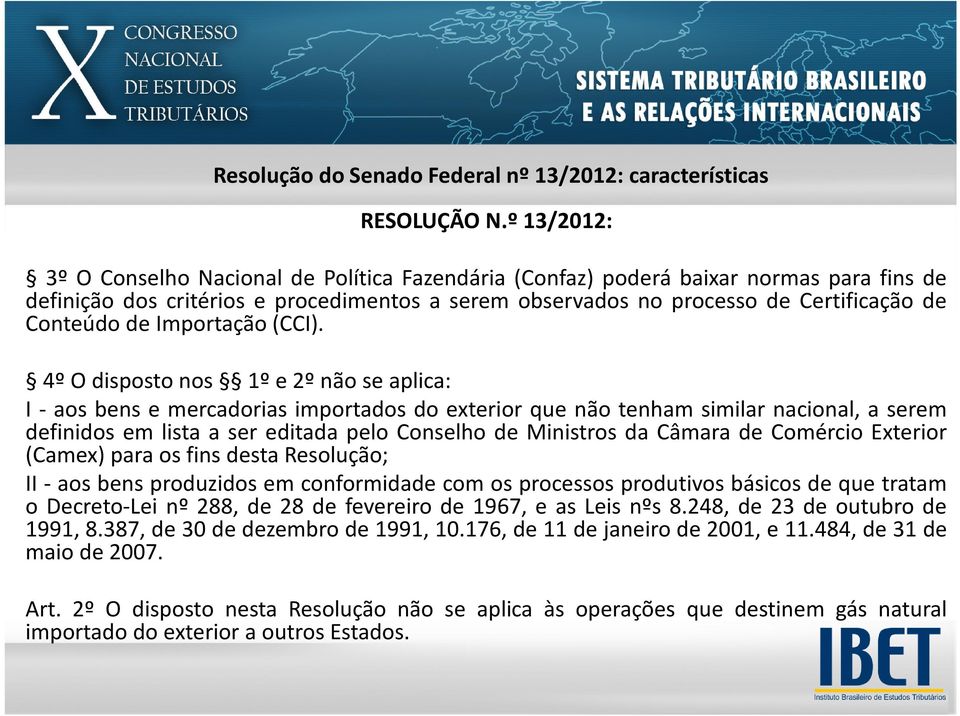 de Importação(CCI).