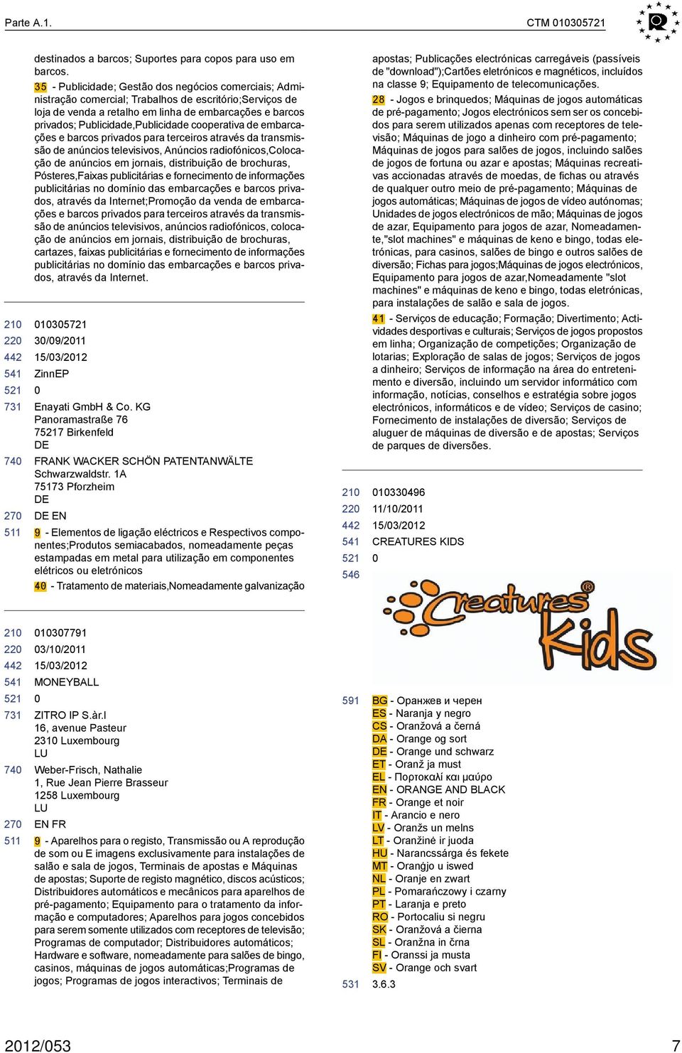 Publicidade,Publicidade cooperativa de embarcações e barcos privados para terceiros através da transmissão de anúncios televisivos, Anúncios radiofónicos,colocação de anúncios em jornais,