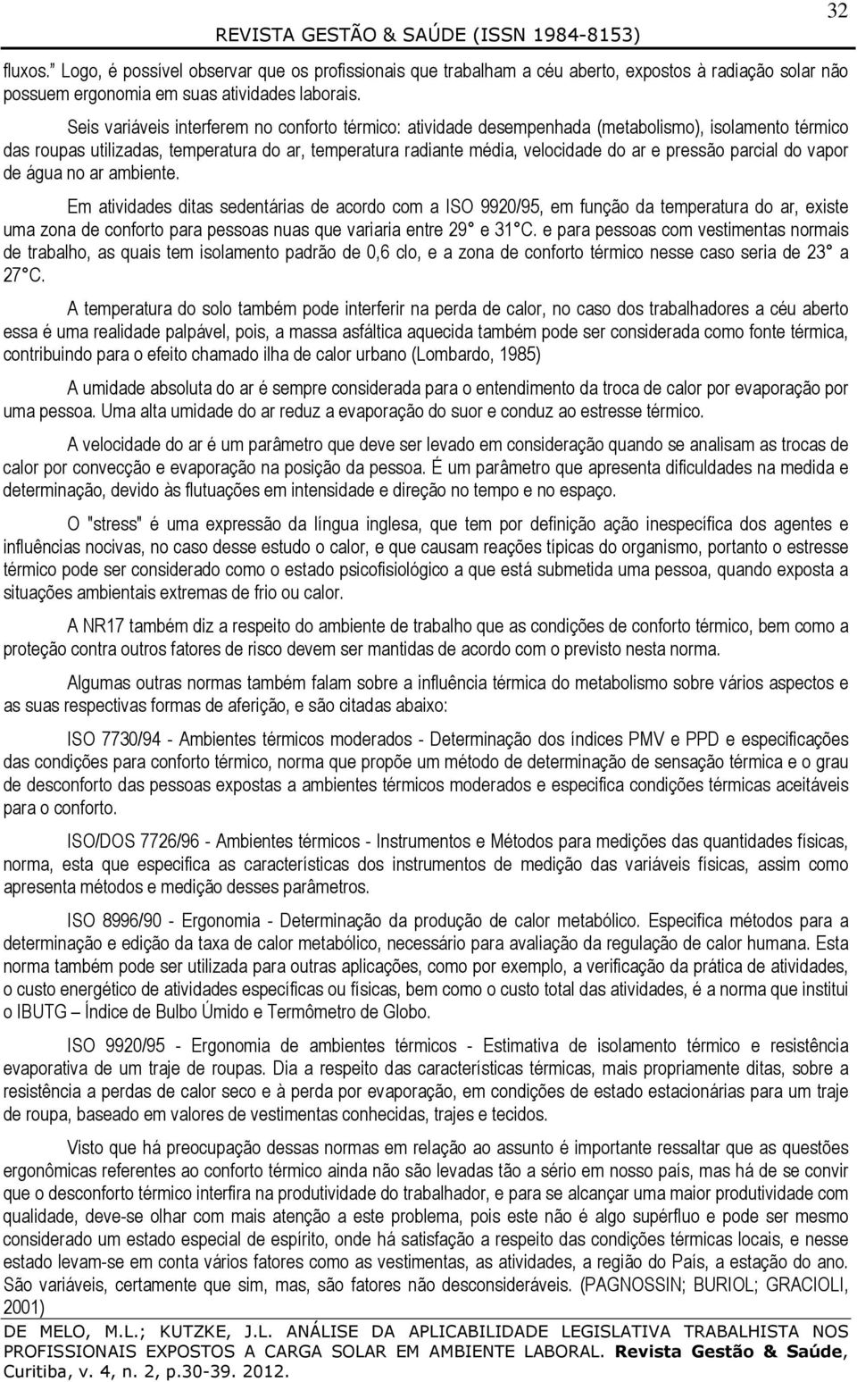 pressão parcial do vapor de água no ar ambiente.