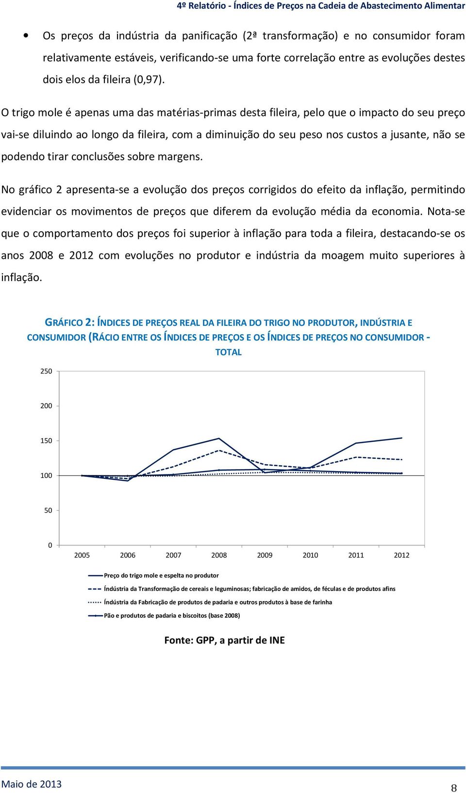 tirar conclusões sobre margens.