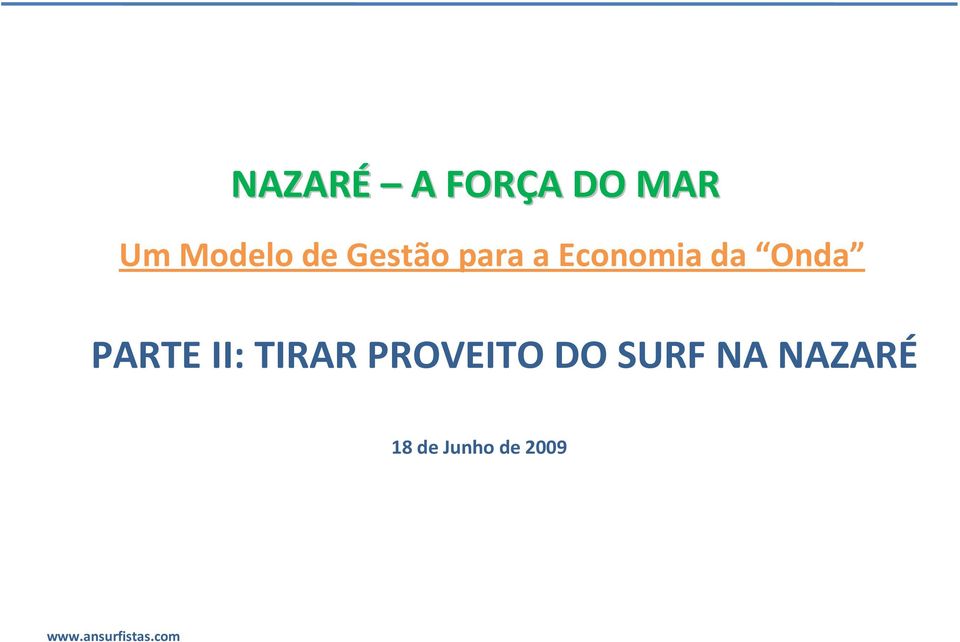 TIRAR PROVEITO DO SURF NA