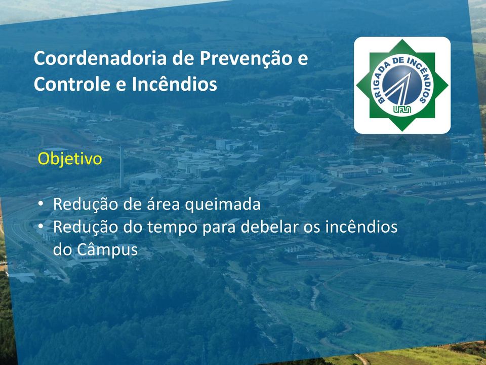 Redução de área queimada Redução