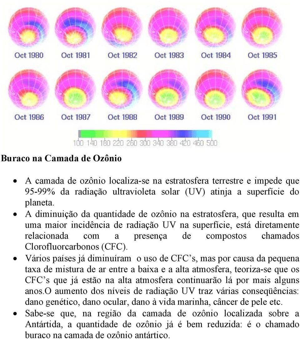 Clorofluorcarbonos (CFC).