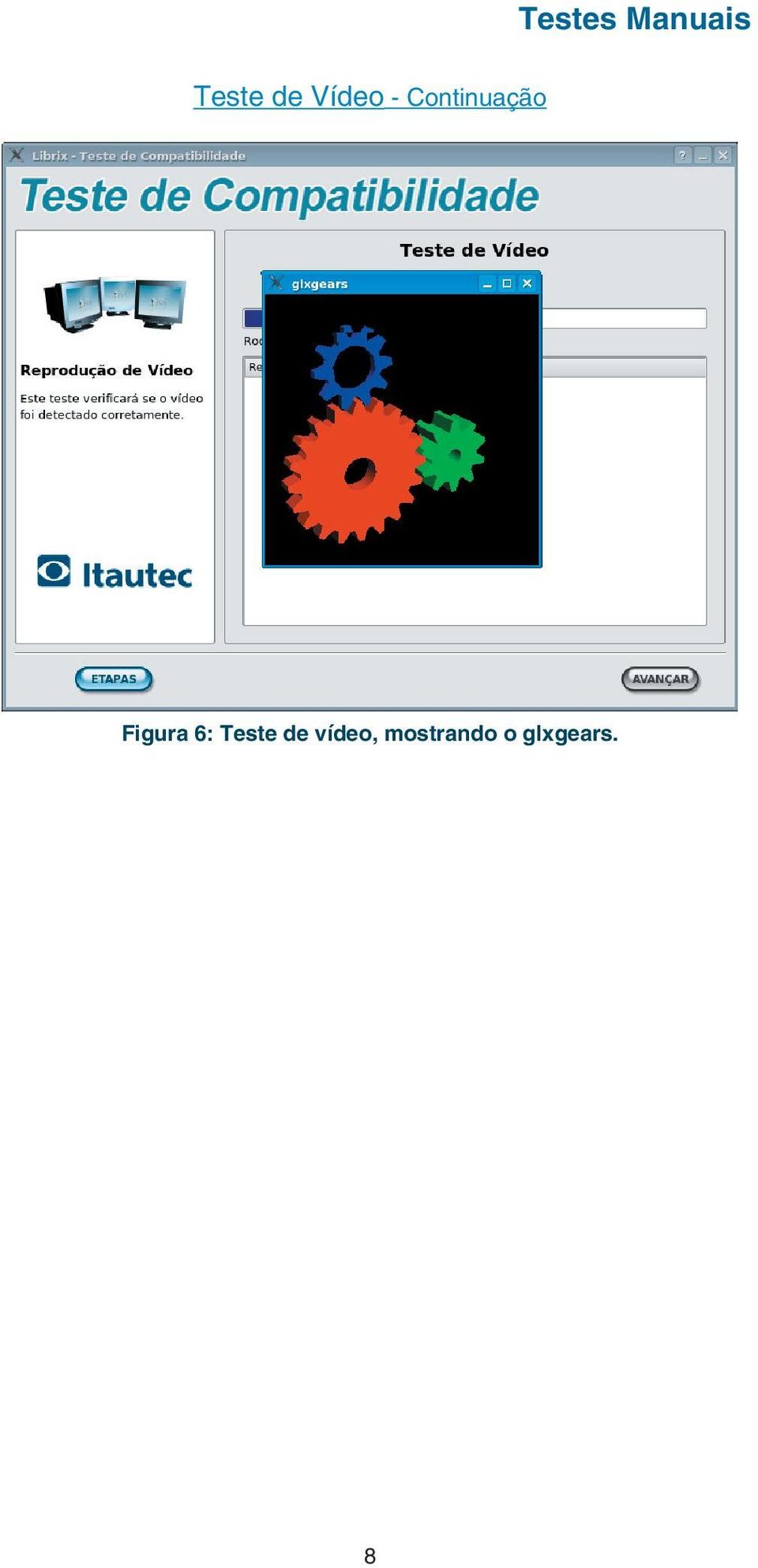 Figura 6: Teste de