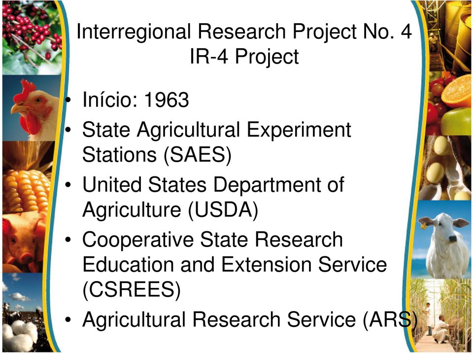 Stations (SAES) United States Department of Agriculture (USDA)