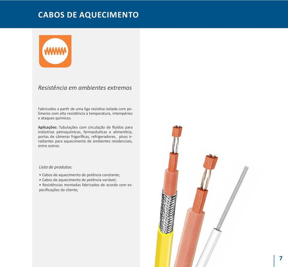 Aplicações: Tubulações com circulação de fluídos para indústrias petroquímicas, farmacêuticas e alimentícia, portas de câmeras frigoríficas,