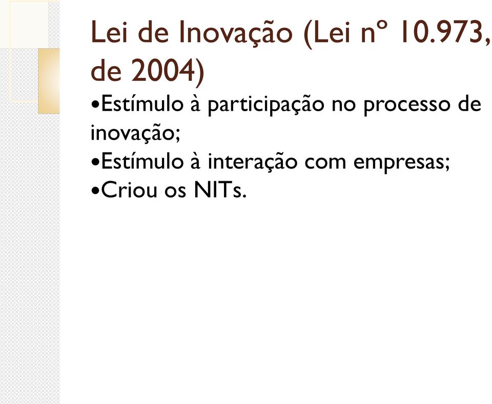 participação no processo de