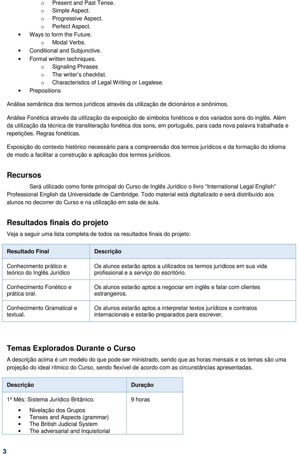 Análise Fonética através da utilização da exposição de símbolos fonéticos e dos variados sons do inglês.