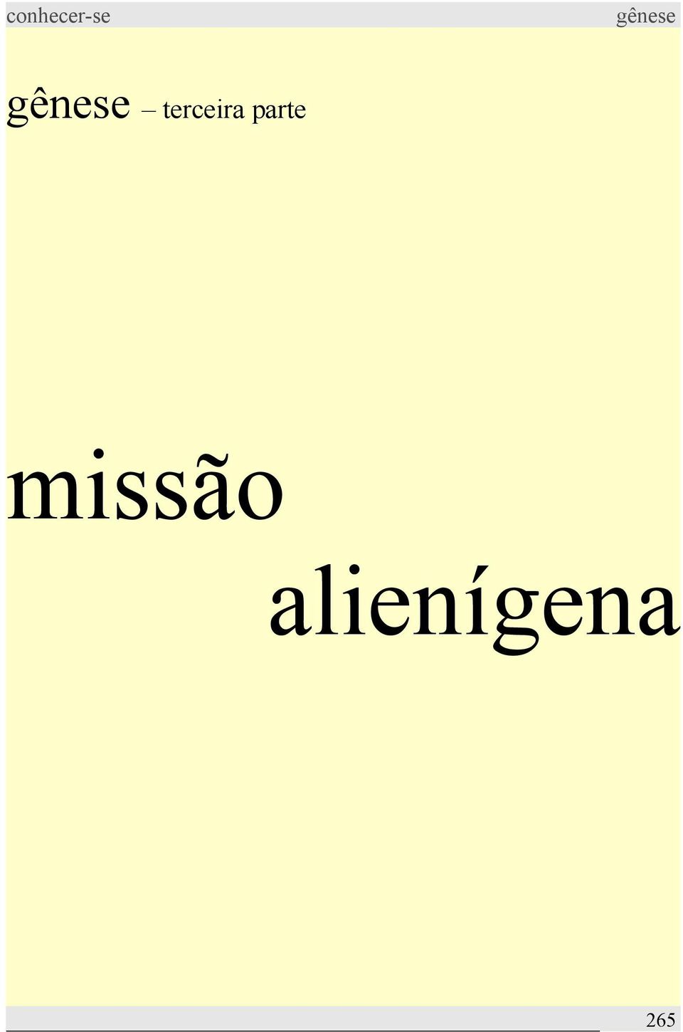 missão