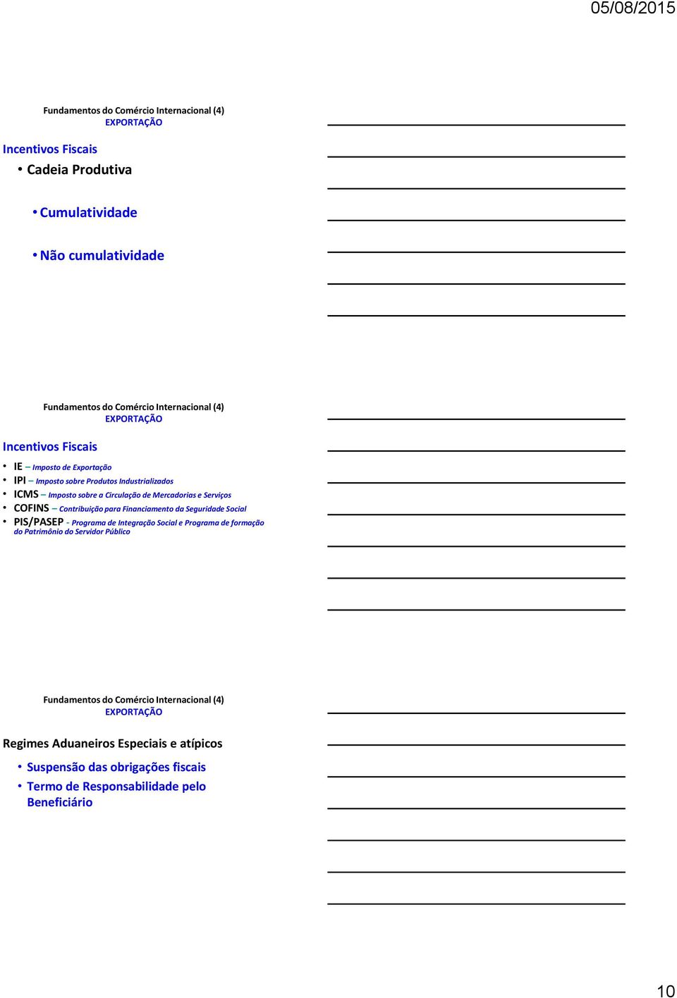 Financiamento da Seguridade Social PIS/PASEP - Programa de Integração Social e Programa de formação do Patrimônio do