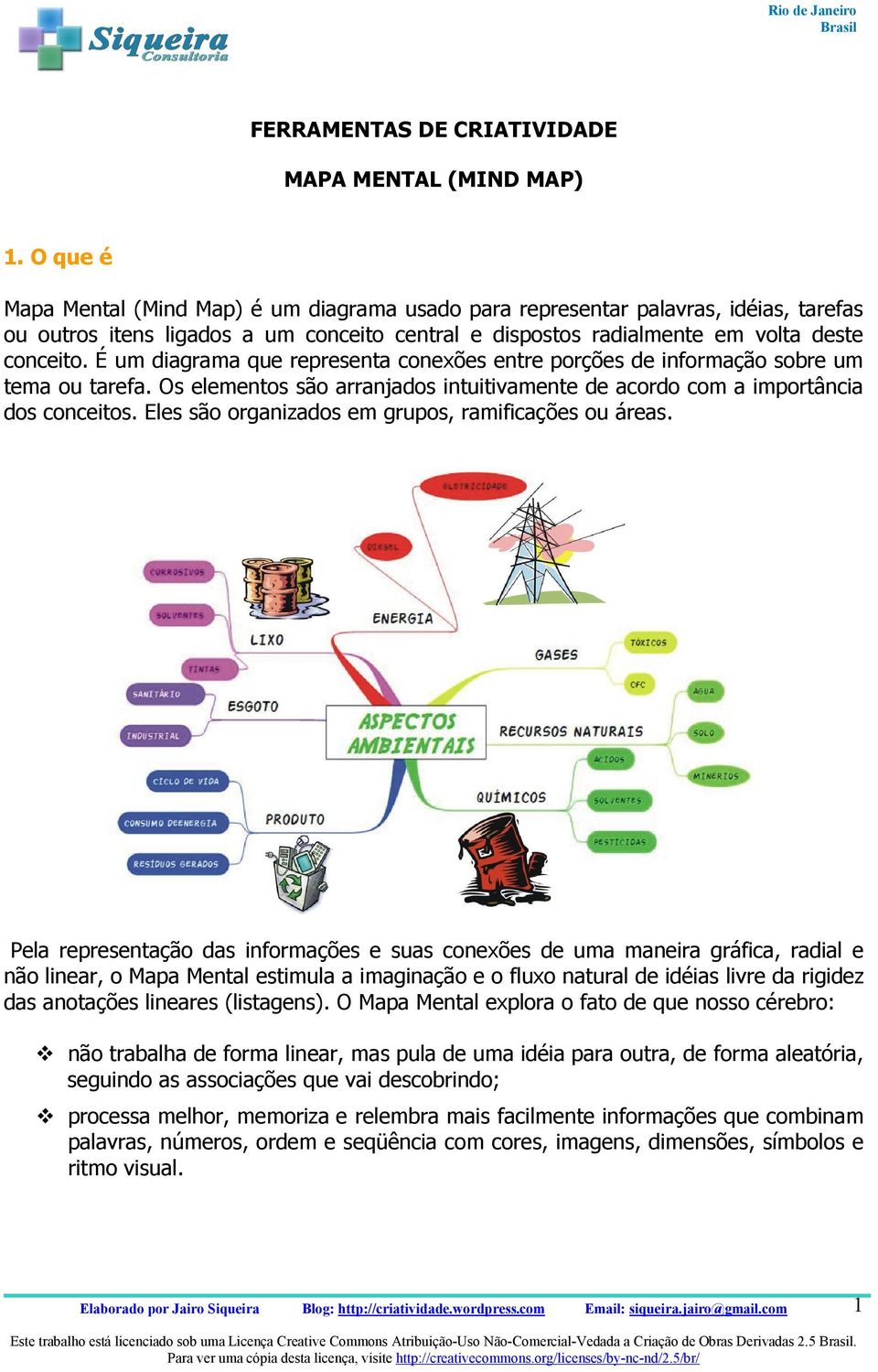 É um diagrama que representa conexões entre porções de informação sobre um tema ou tarefa. Os elementos são arranjados intuitivamente de acordo com a importância dos conceitos.