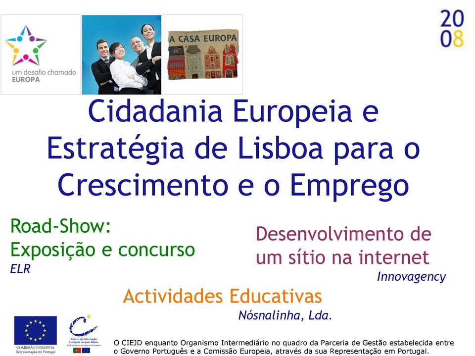 Desenvolvimento de Exposição e concurso um sítio