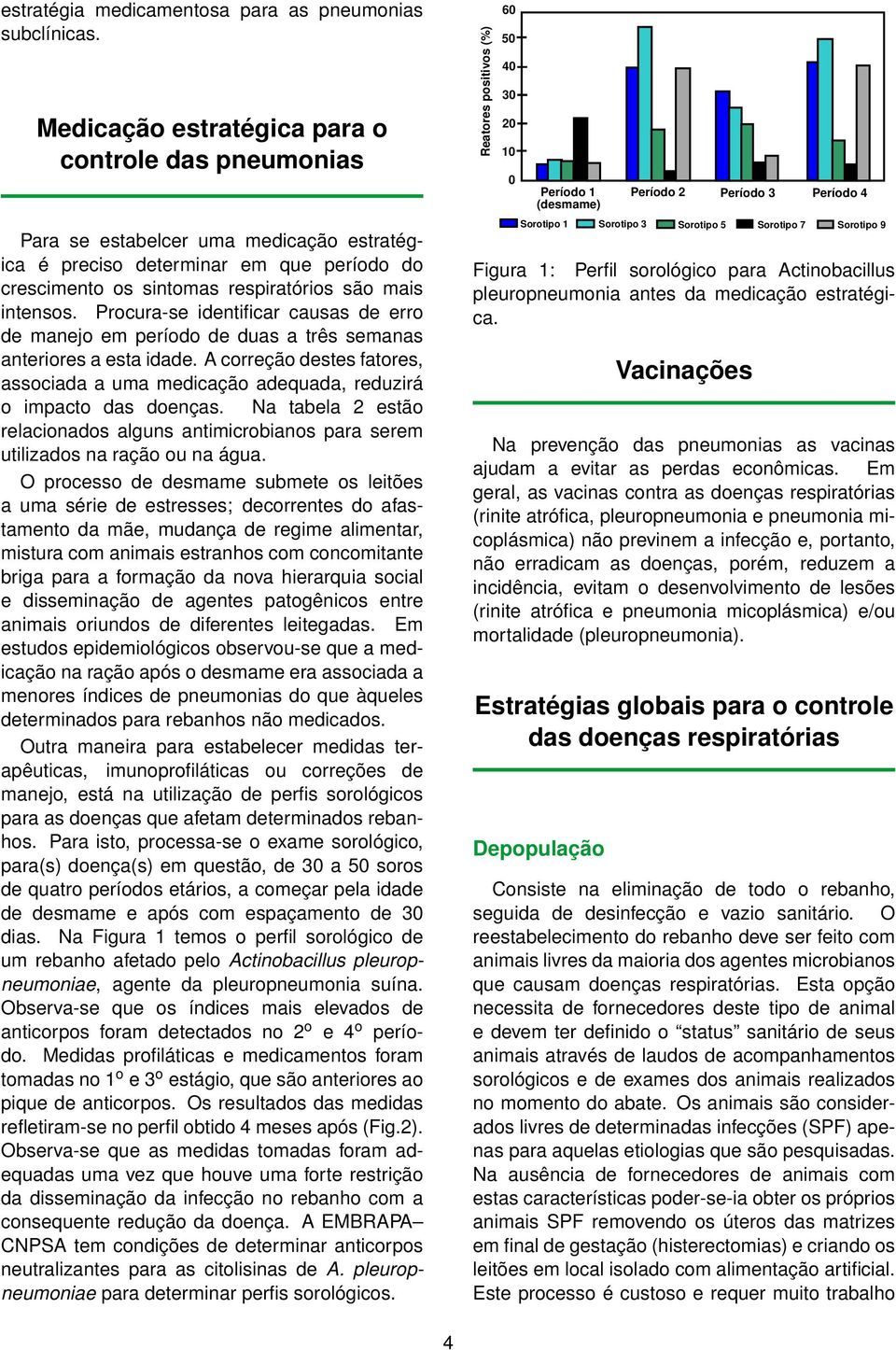 Procura-se identificar causas de erro de manejo em período de duas a três semanas anteriores a esta idade.