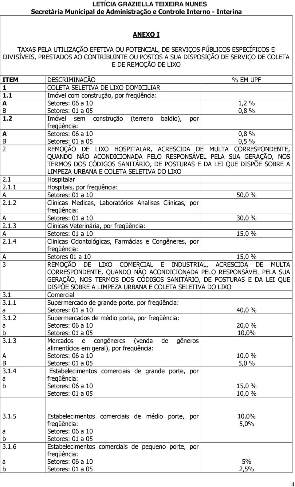 1 Imóvel com construção, por freqüênci: A B 1,2 % 0,8 % 1.