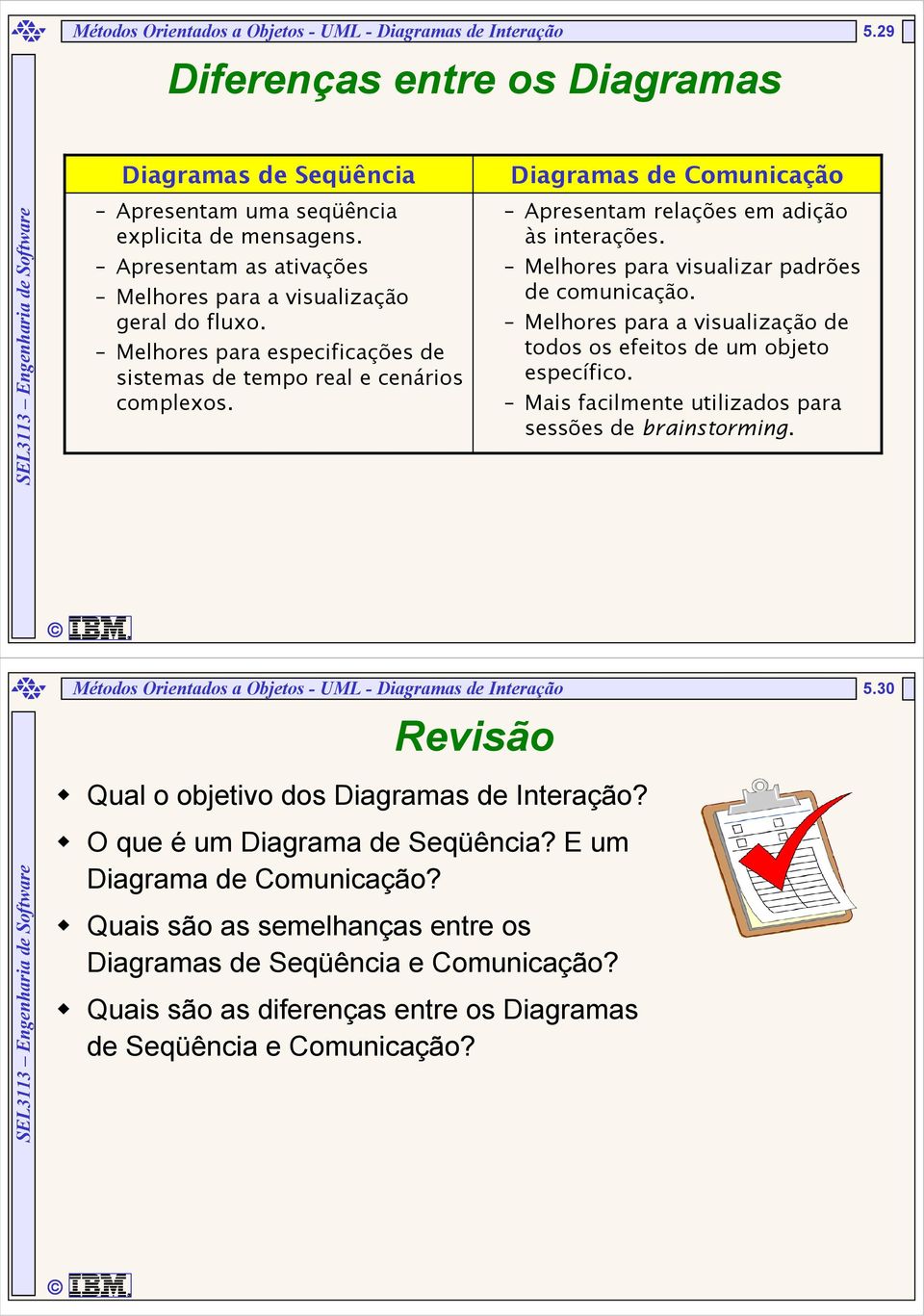 Melhores para visualizar padrões de comunicação. Melhores para a visualização de todos os efeitos de um objeto específico. Mais facilmente utilizados para sessões de brainstorming.