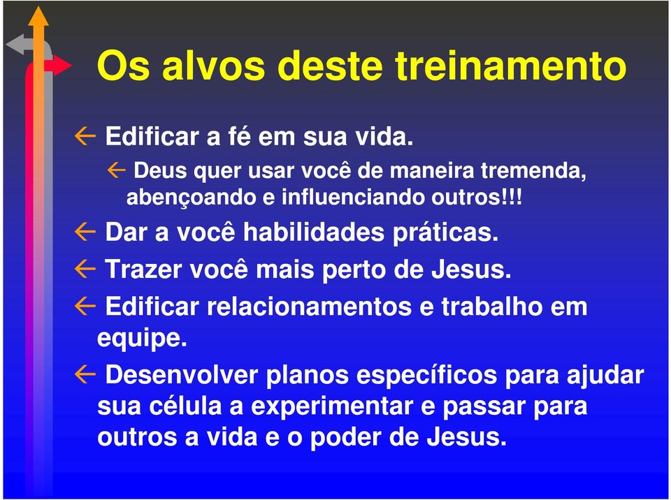 !! Dar a você habilidades práticas. Trazer você mais perto de Jesus.