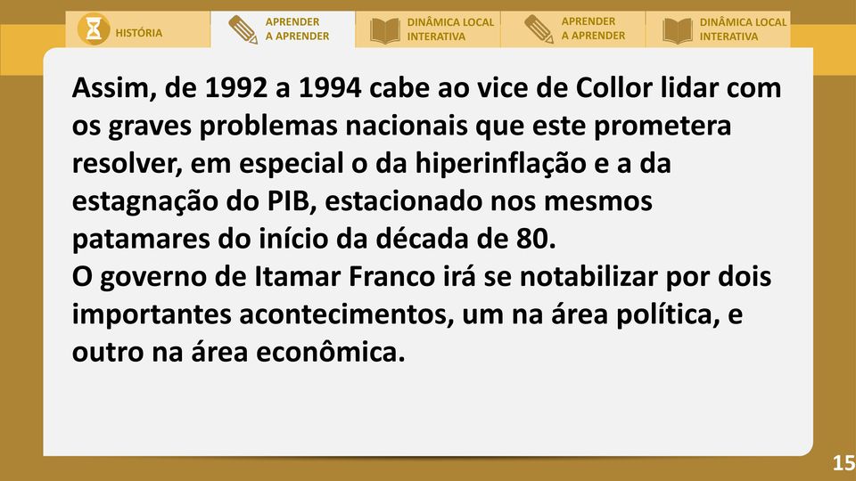 PIB, estacionado nos mesmos patamares do início da década de 80.