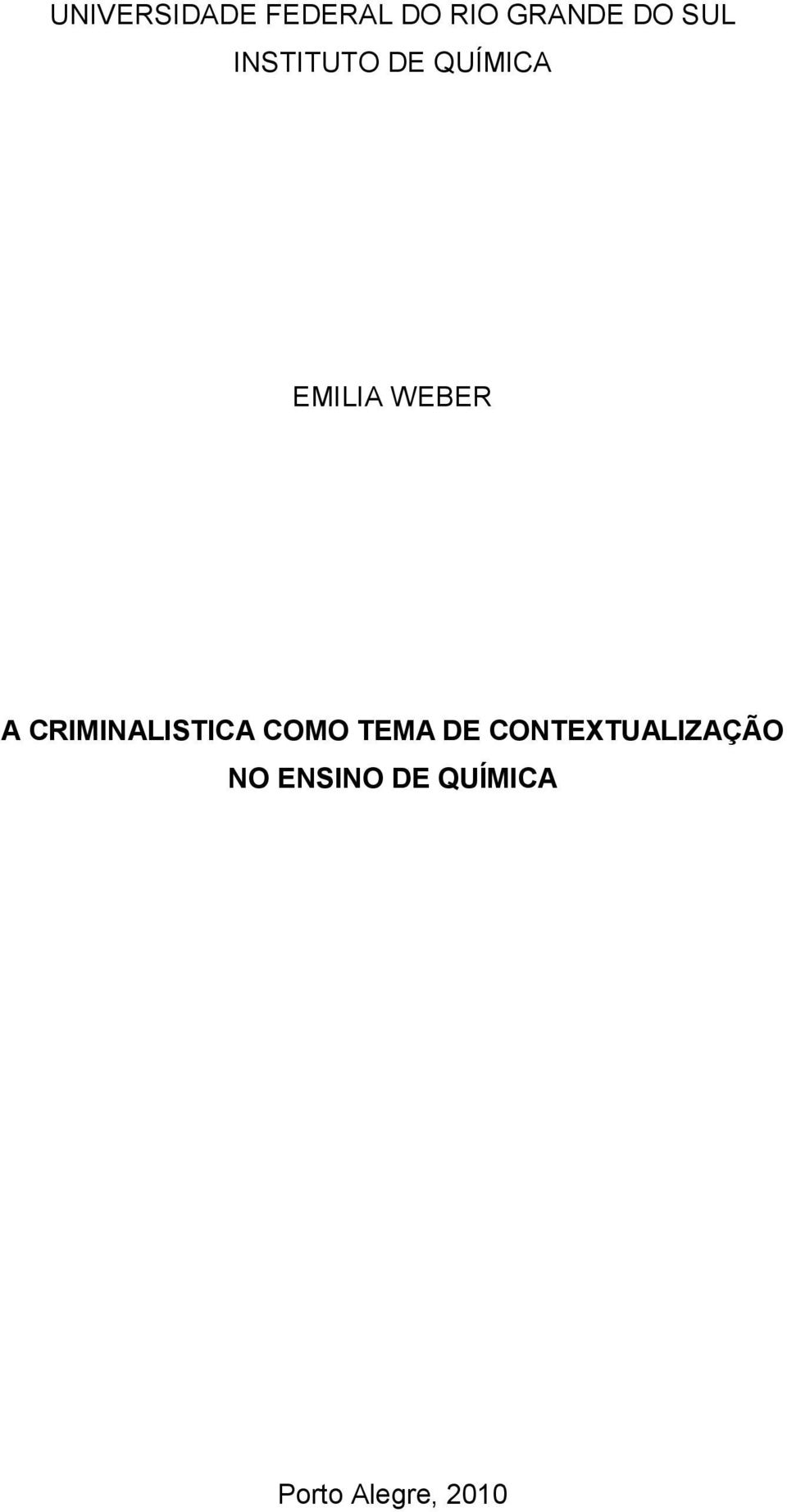 CRIMINALISTICA COMO TEMA DE