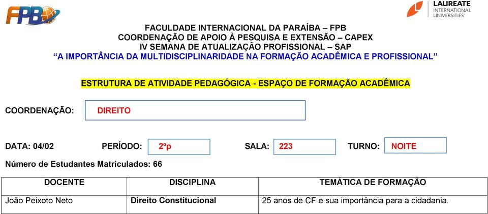 João Peixoto Neto Direito Constitucional 25