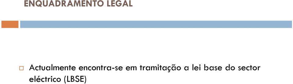 em tramitação a lei