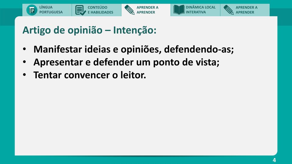 defendendo-as; Apresentar e