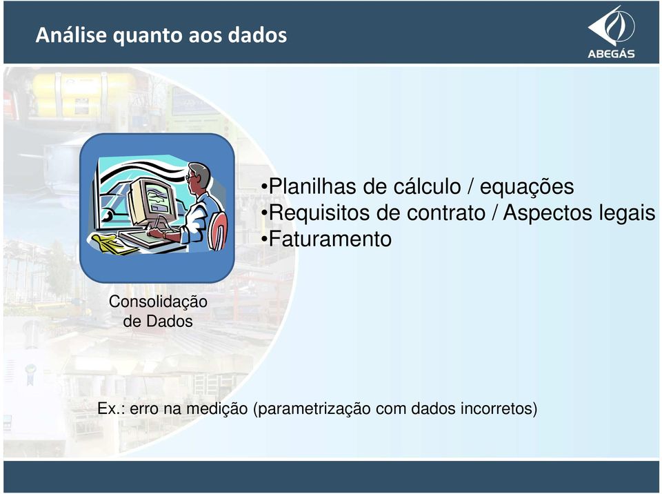 legais Faturamento Consolidação de Dados Ex.