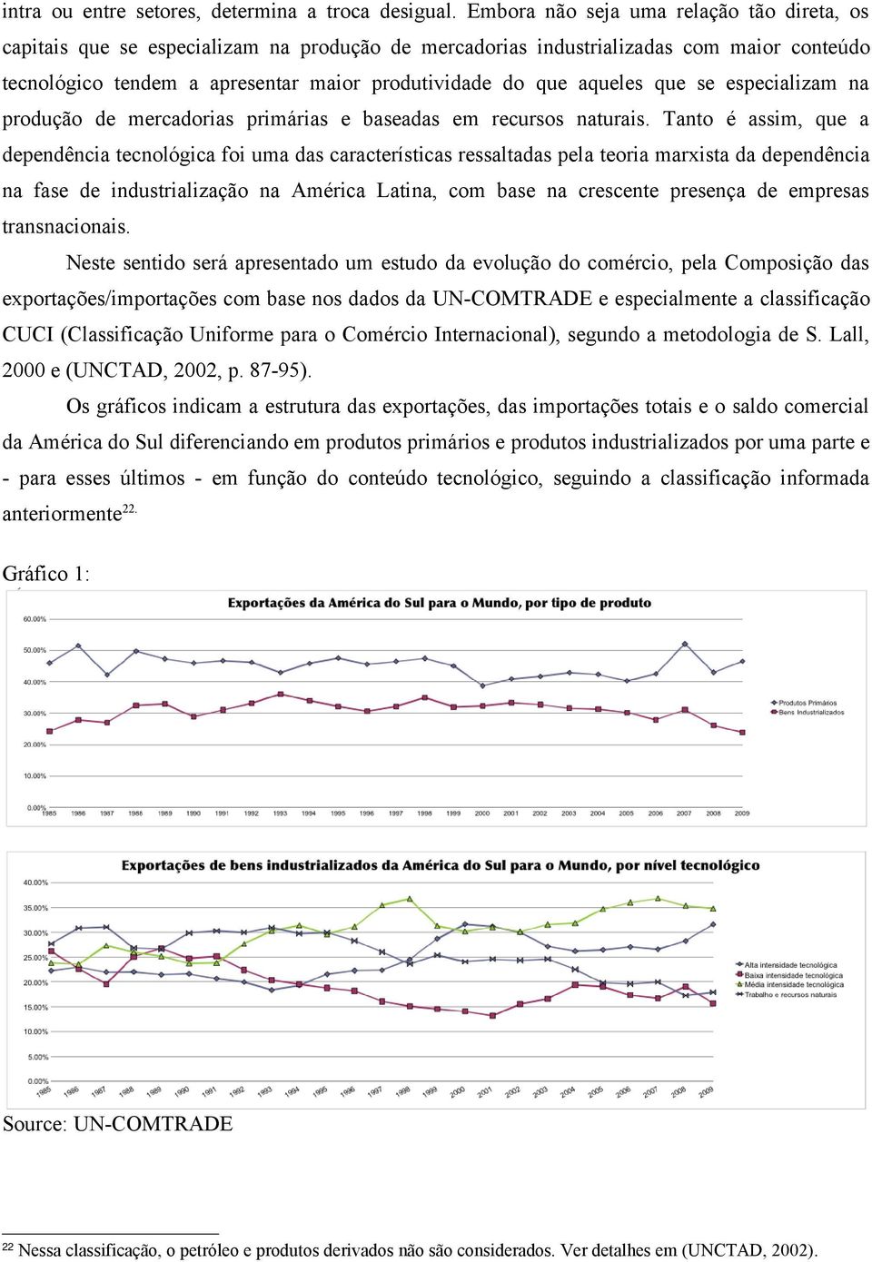 aqueles que se especializam na produção de mercadorias primárias e baseadas em recursos naturais.