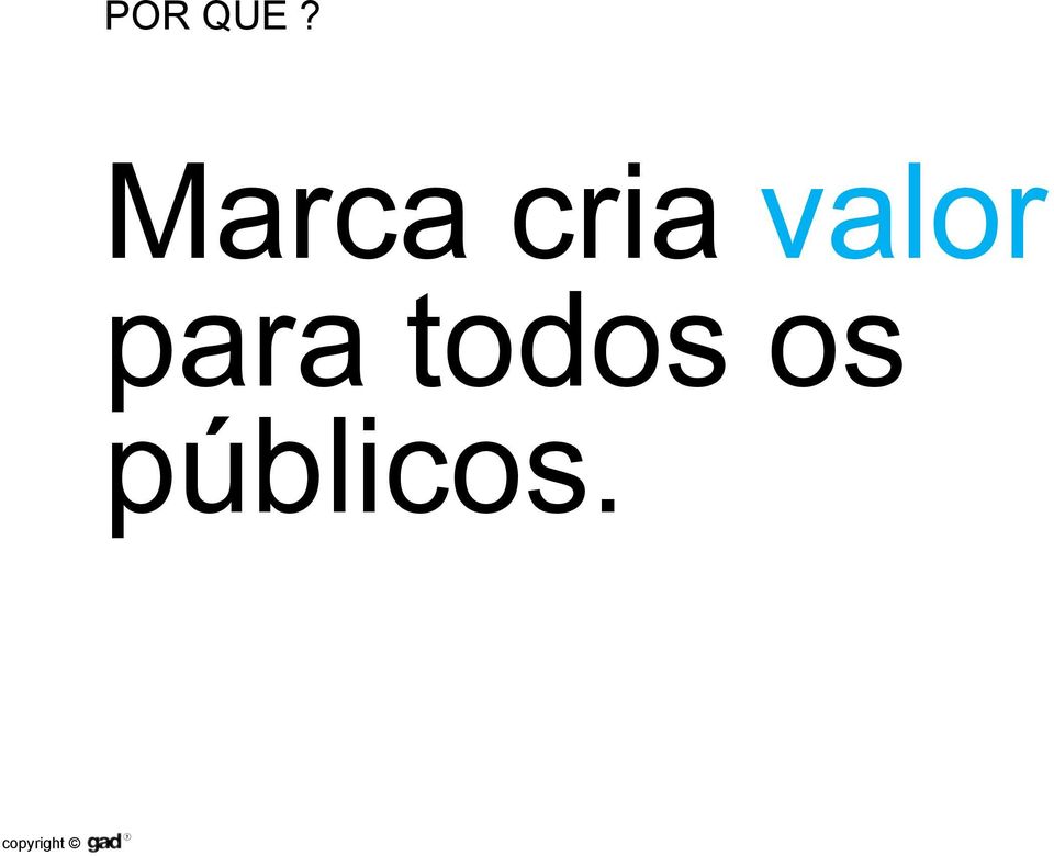 valor para