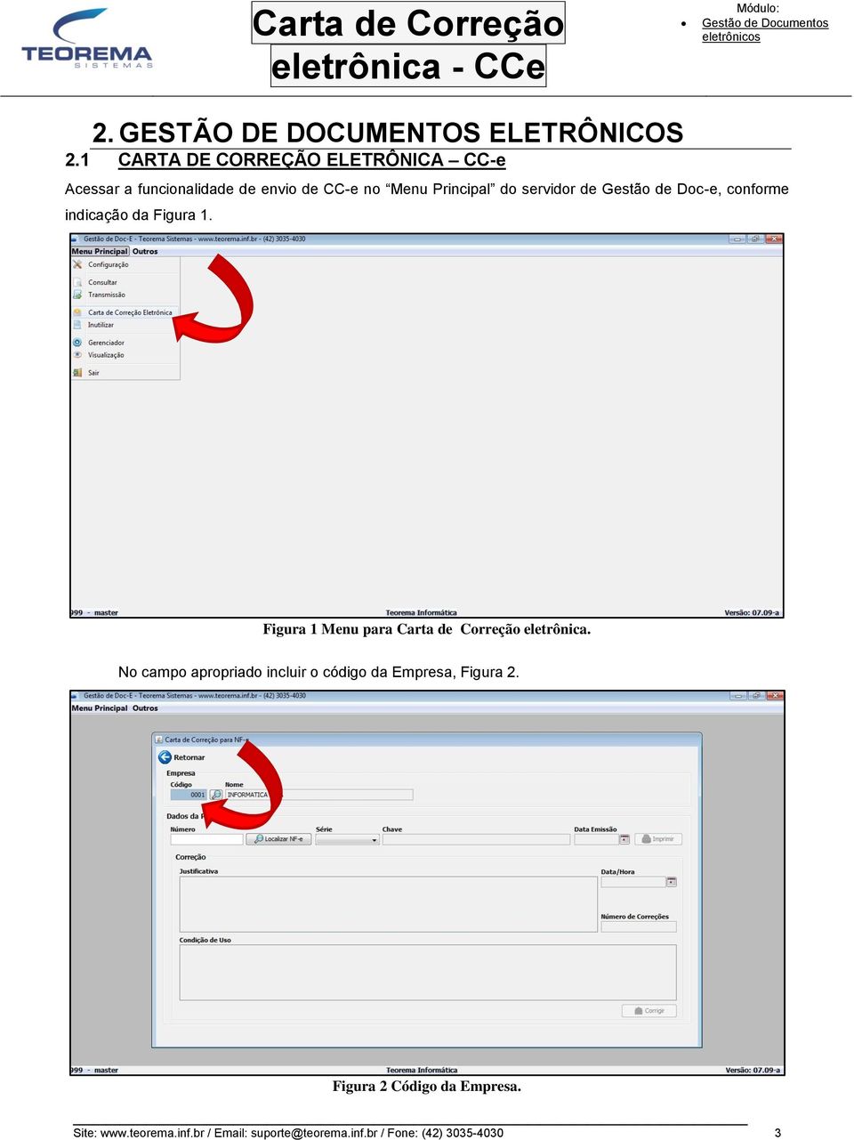 servidor de Gestão de Doc-e, conforme indicação da Figura 1.