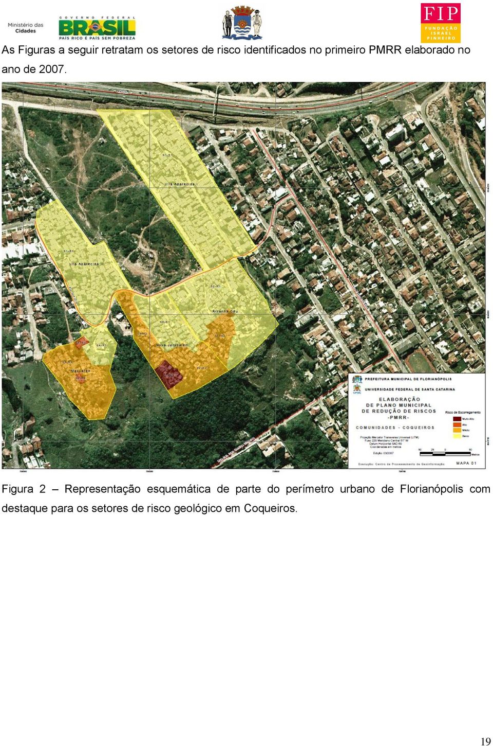 Figura 2 Representação esquemática de parte do perímetro