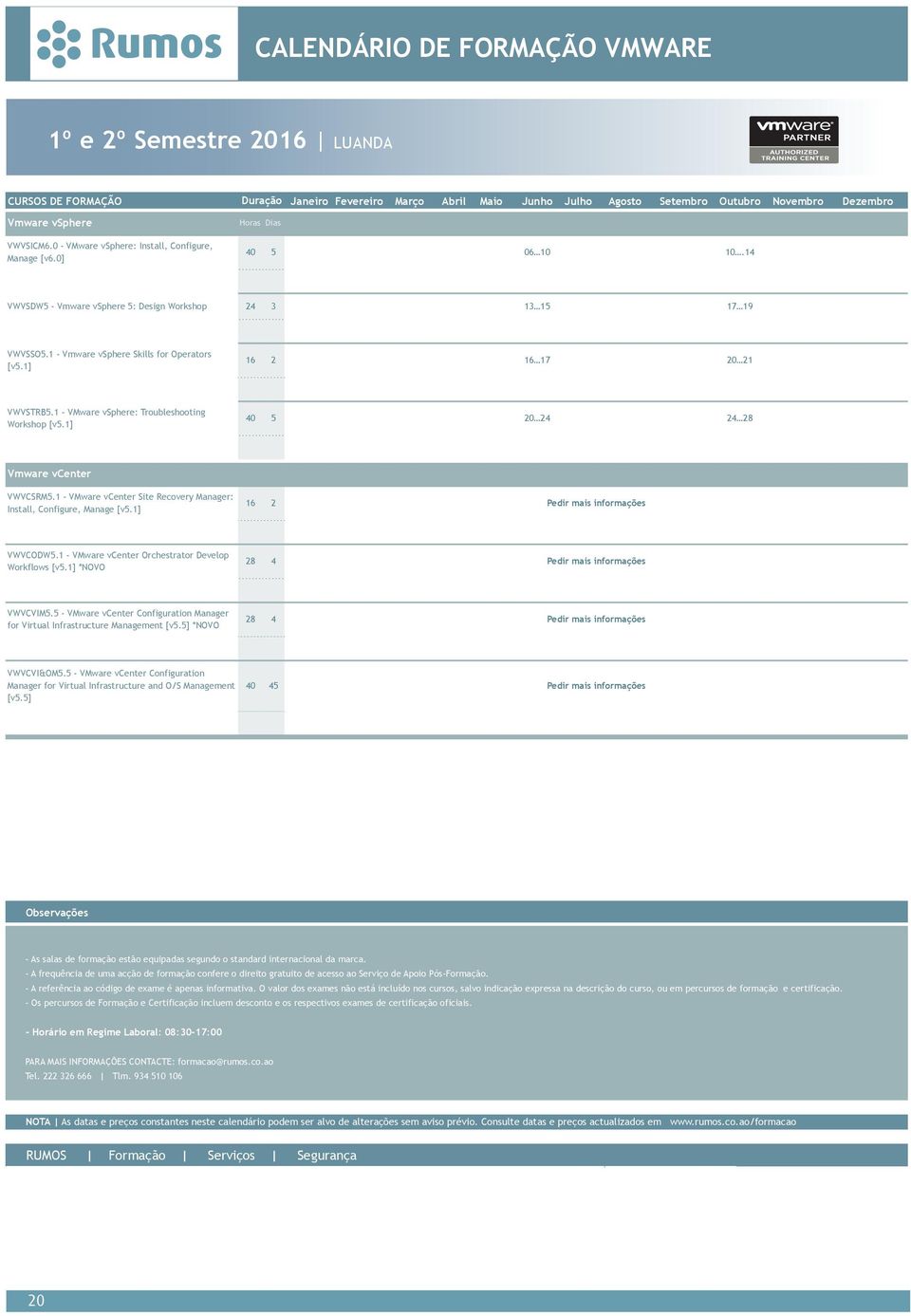 1] 16 2 16 17 20 21 VWVSTRB5.1 - VMware vsphere: Troubleshooting Workshop [v5.1] 40 5 20 24 24 28 Vmware vcenter VWVCSRM5.1 - VMware vcenter Site Recovery Manager: Install, Configure, Manage [v5.