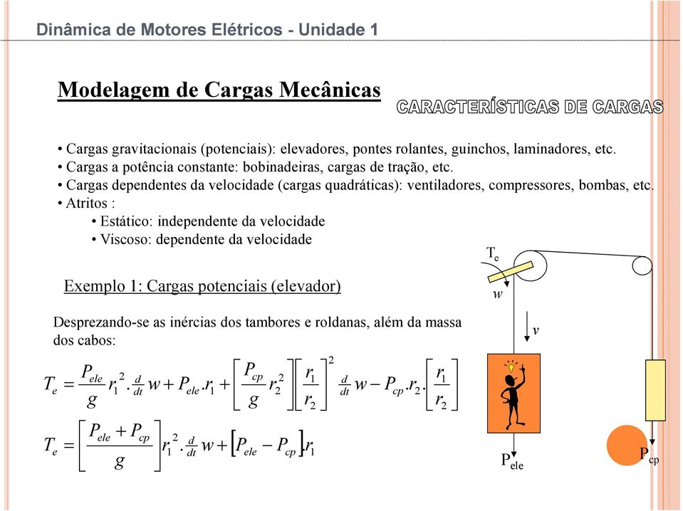 Cagas pnnts a vlocia (cagas quaáticas): vntilaos, compssos, bombas, tc.