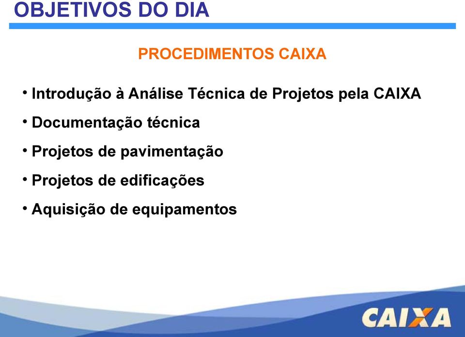 CAIXA Documentação técnica Projetos de