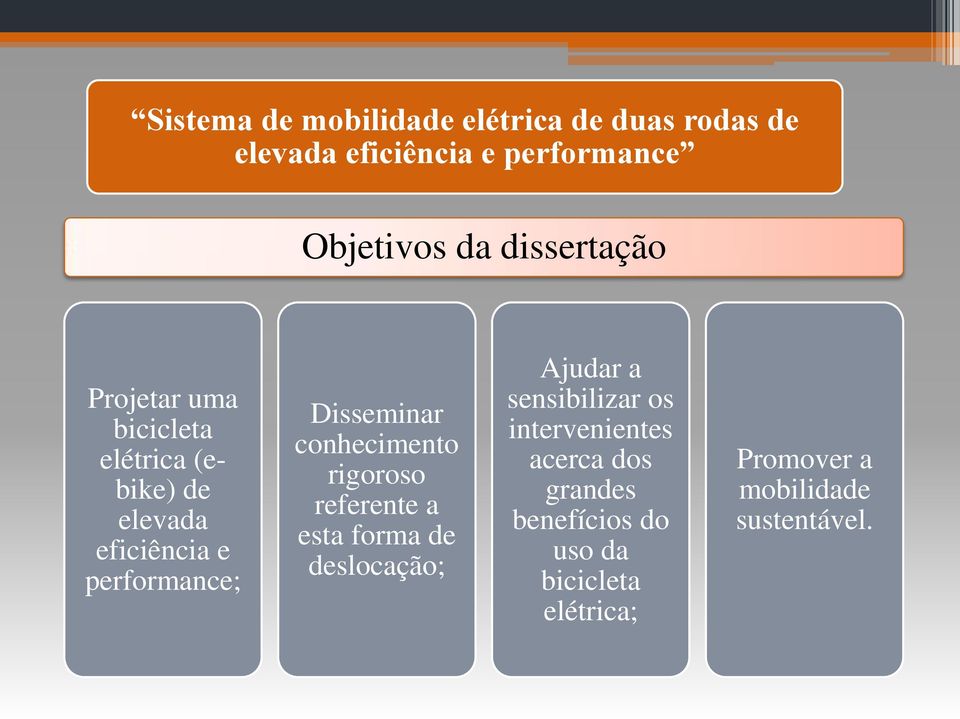 Disseminar conhecimento rigoroso referente a esta forma de deslocação; Ajudar a sensibilizar os