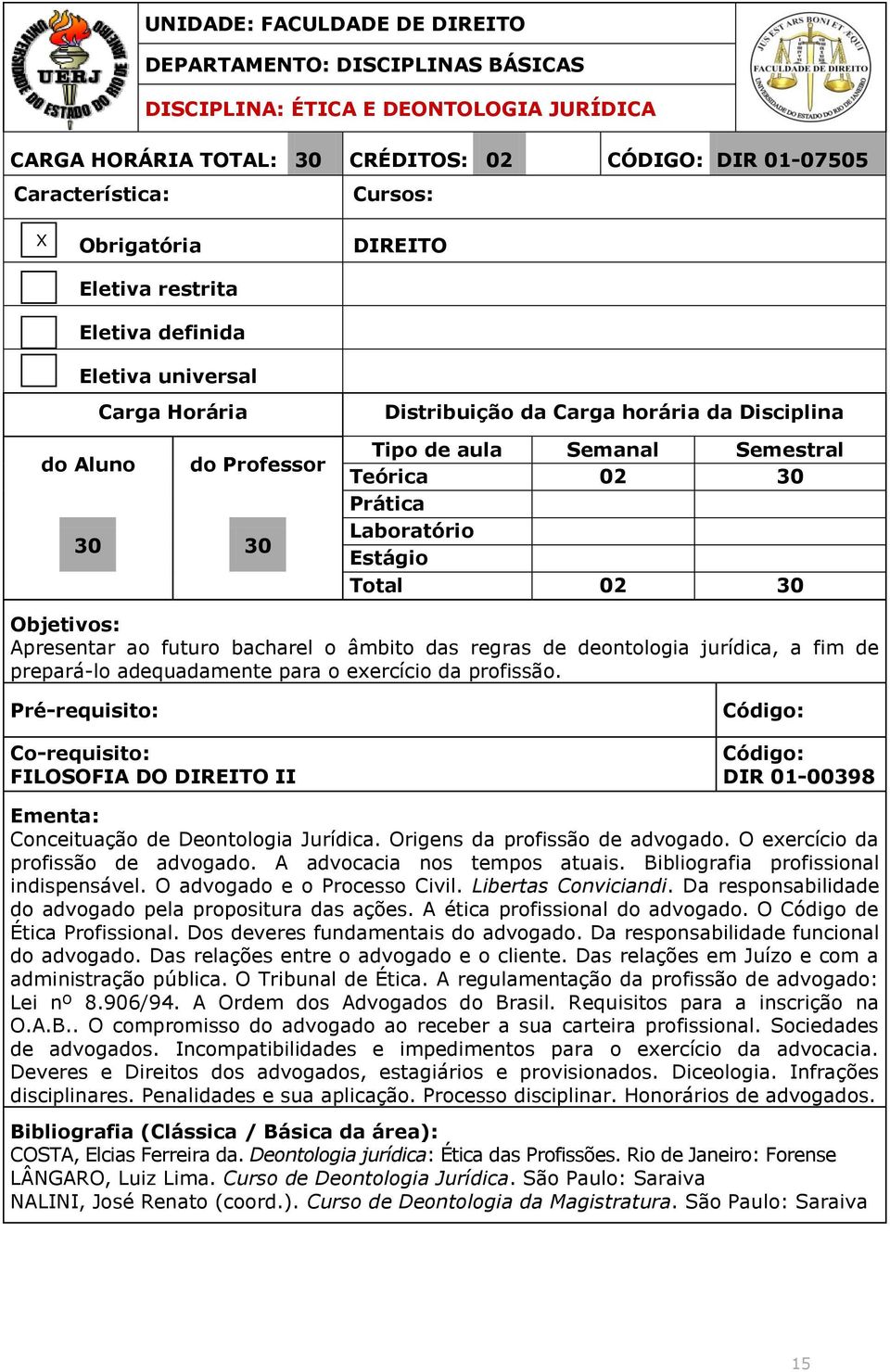 A advocacia nos tempos atuais. Bibliografia profissional indispensável. O advogado e o Processo Civil. Libertas Conviciandi. Da responsabilidade do advogado pela propositura das ações.