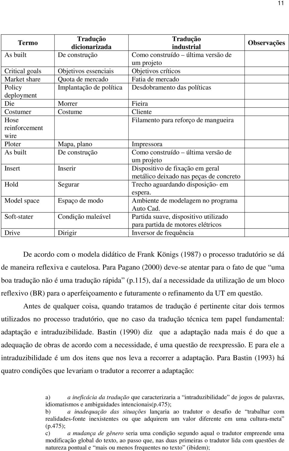 Ploter Mapa, plano Impressora As built De construção Como construído última versão de um projeto Insert Inserir Dispositivo de fixação em geral metálico deixado nas peças de concreto Hold Segurar