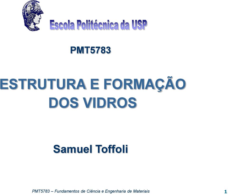 PMT5783 Fundamentos de