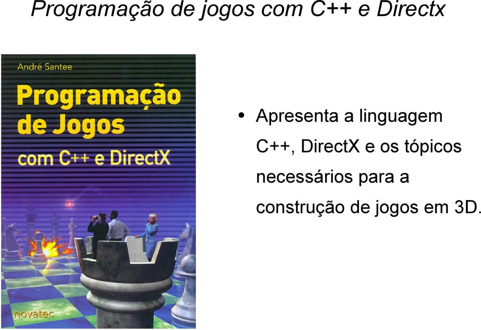 C++, DirectX e os tópicos