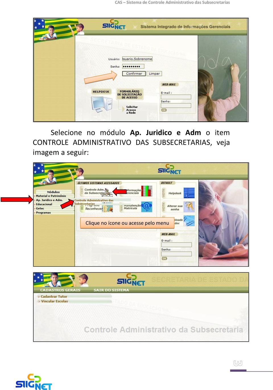 ADMINISTRATIVO DAS SUBSECRETARIAS,