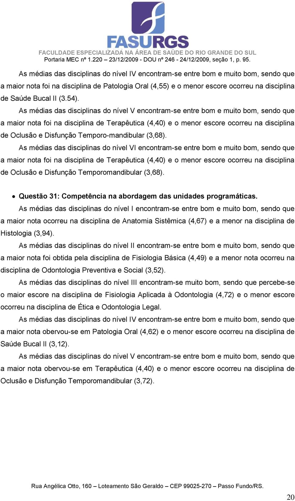 Disfunção Temporo-mandibular (3,68).