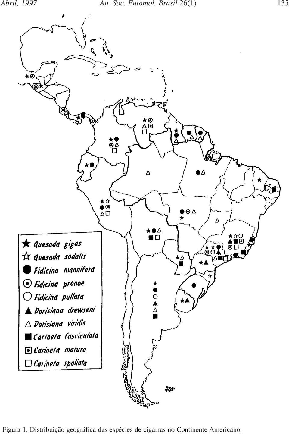 Distribuição geográfica das