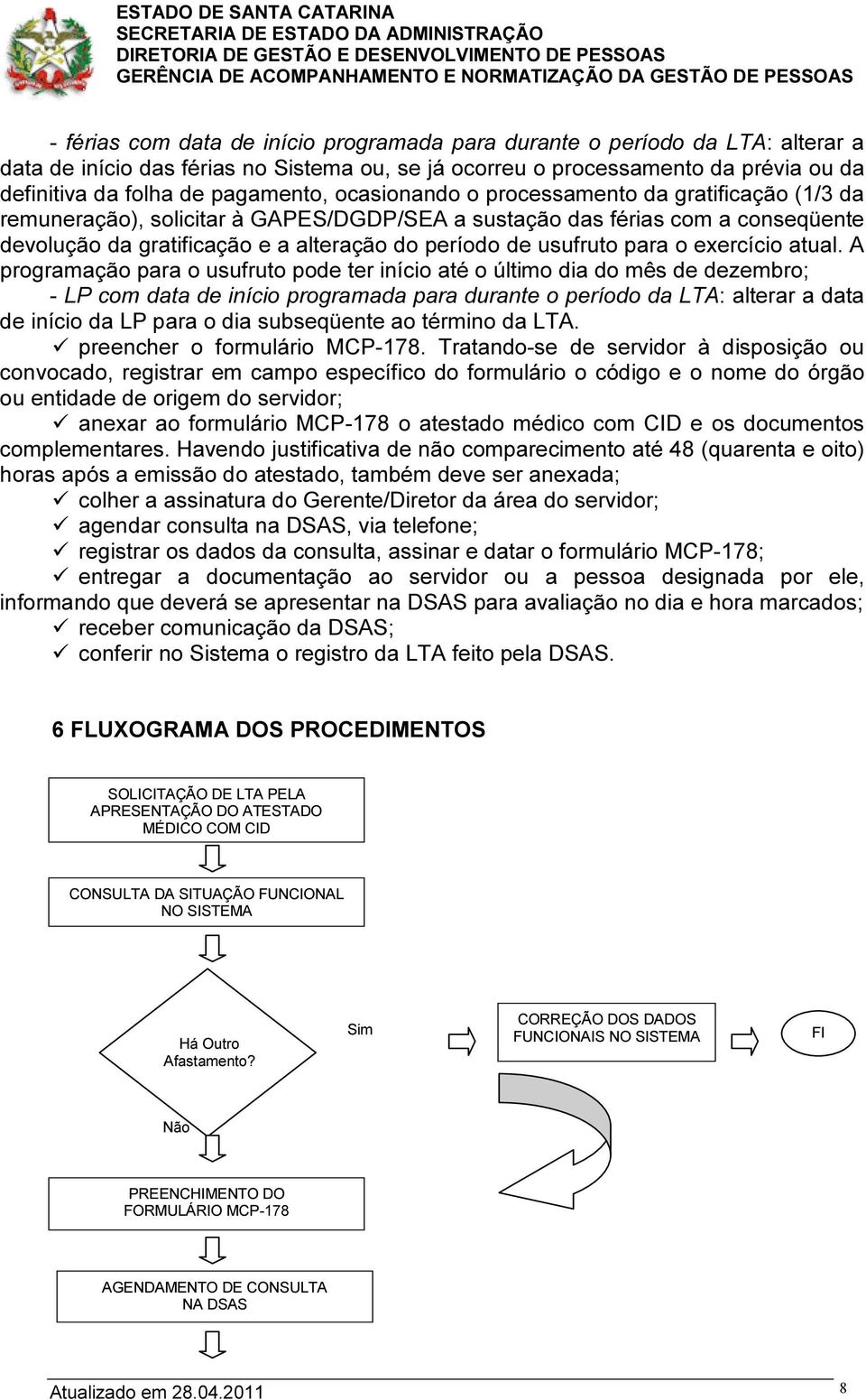 usufruto para o exercício atual.